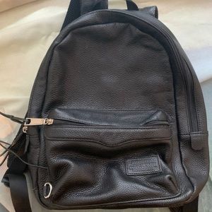Rebecca Minkoff Black Leather Backpack